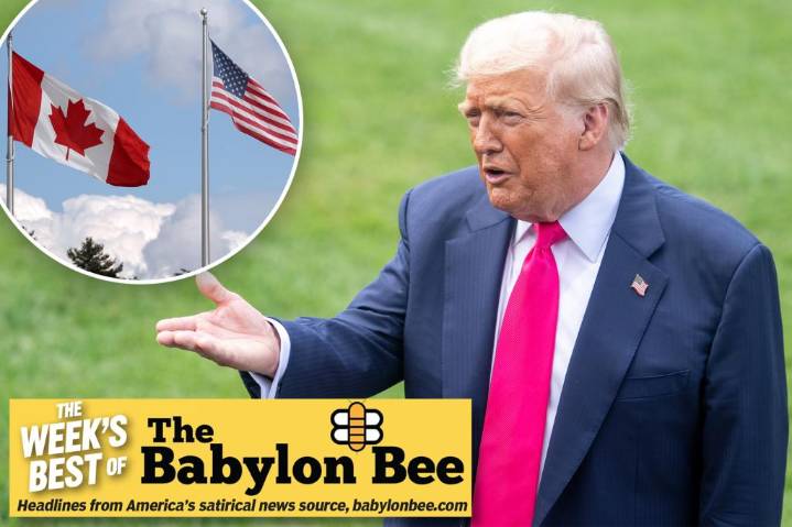 Best of the Babylon Bee: Trump gerrymanders US to include Canada