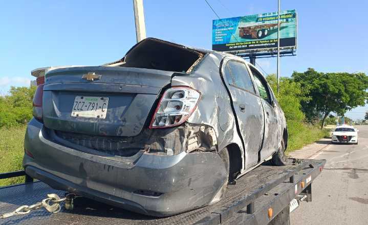 Se sale del camino en la Mérida