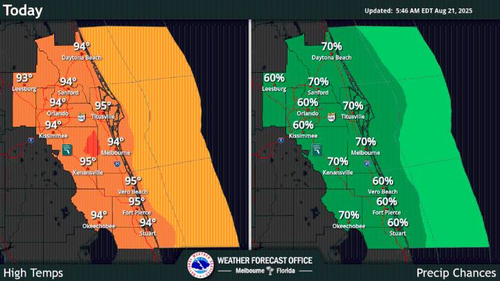 A very hot afternoon with evening storms and coastal dangers