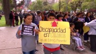 Gran movilización en contra de los recortes del Gobierno Nacional en el área de discapacidad