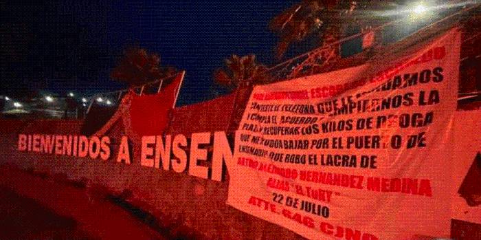 Segunda narcomanta en una semana alarma a Ensenada