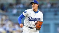 Shohei Ohtani gets first win, Dodgers strike out a franchise record 19 in 5