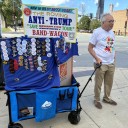 'Something needs to change': Anti-Trump vendors flood Bernie Sanders resistance rally
