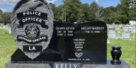 Gravesite monument installed in memory of fallen Cpl. Shawn Kelly
