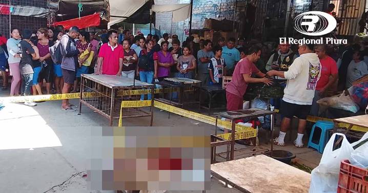 Sullana: sicarios atacan a comerciante en el mercadillo en Bellavista