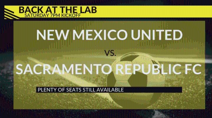 NM United returns home to play Sacramento