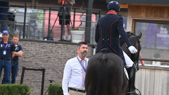 Drama at dressage Europeans and an early look at Burghley's XC course