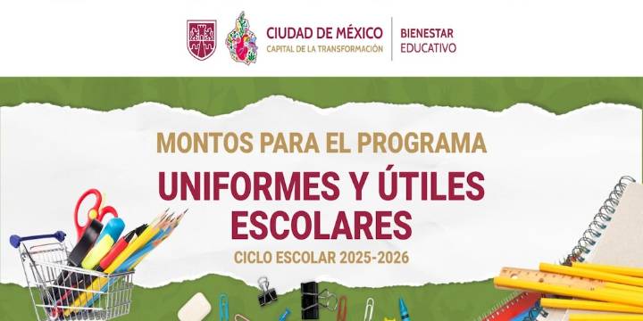 Cómo y dónde recoger la tarjeta de Uniformes y Útiles Escolares para secundaria