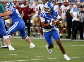 Mensah shines in debut as Blue Devils rout Elon 45