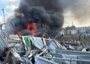 Los palestinos huyen de Gaza, tras nueva ofensiva de Israel