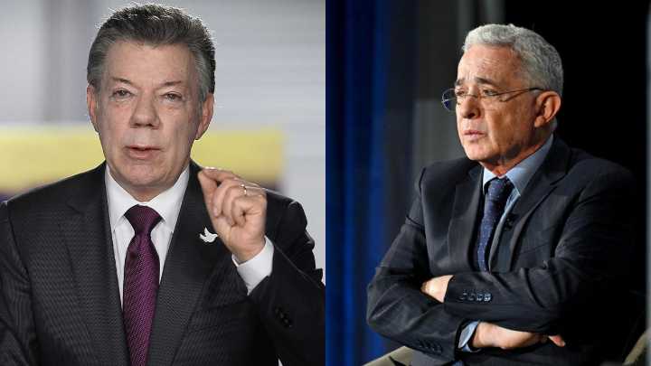 Uribe y Santos se enfrentan tras homenaje a Miguel Uribe Turbay
