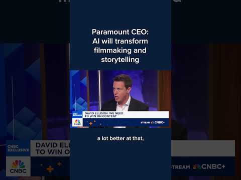 Paramount CEO: AI will transform filmmaking and storytelling