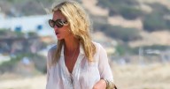 Kate Moss Takes a $20K Hermès Tote to the Beach