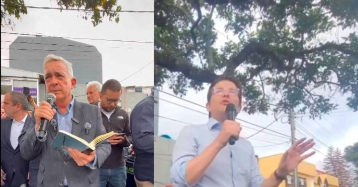 “Que en este lugar se simbolice una llama eterna”: el homenaje del expresidente Uribe en el lugar donde atentaron contra Miguel Uribe