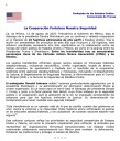 La Cooperación Fortalece Nuestra Seguridad