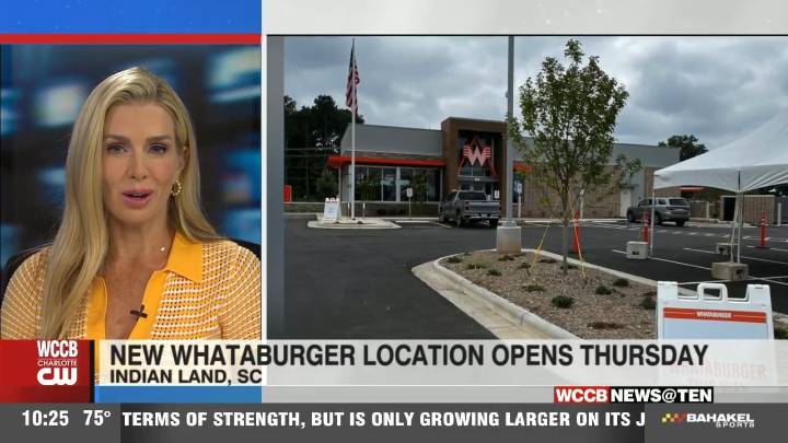 Whataburger opens in Indian Land on Thursday