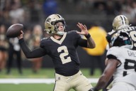 Rattler rallies Saints to 17-all preseason tie with Jaguars as competition with Shough continues