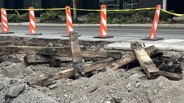 History uncovered during Eastlake Avenue construction