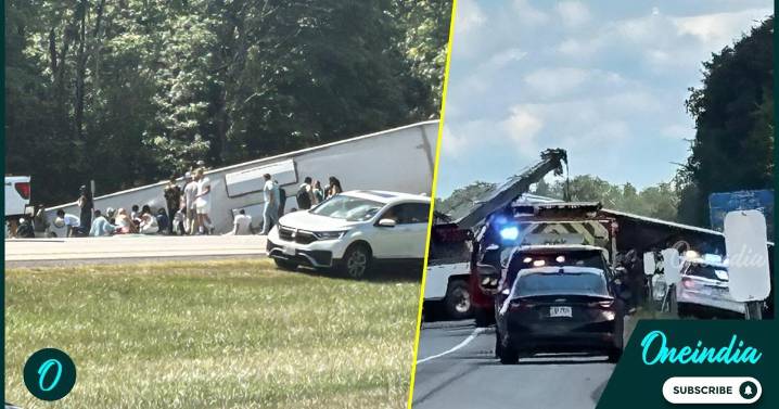 US Breaking: Tour Bus With 50 People Crashes in New York; Multiple Killed As Bus Rolls Over