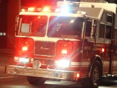 Building caught fire on East Lombard Avenue
