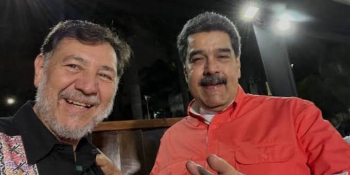 Lilly Téllez se lanzó contra Noroña por foto con Nicolás Maduro
