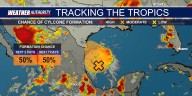 Tracking a Tropical Disturbance in the Gulf