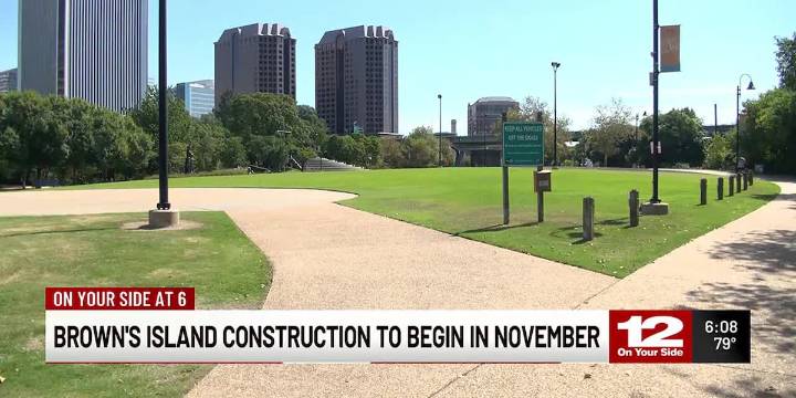 Brown’s Island construction to start in November