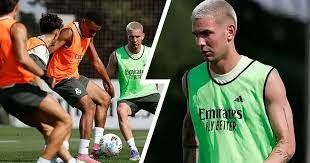 Mastantuono hizo su primer entrenamiento con el Real Madrid y reveló una fuerte impresión