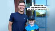 US Open kid who was left devastated when signed cap was snatched by disgraceful fan reunited with tennis star