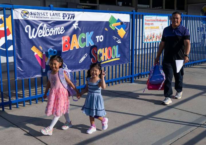 Fullerton students getting back to the business of learning after first day of school