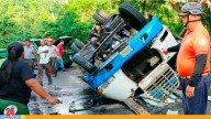 Cuatro lesionados dejó vuelco de una unidad de transporte público en Zulia