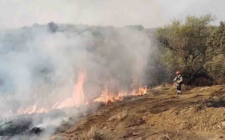 Varios incendios activos en Castilla-La Mancha: el de Navalmoralejo, cerca de ser perimetrado al 100%
