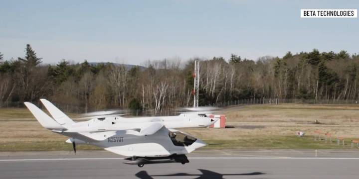 BETA Airlines makes their first delivery