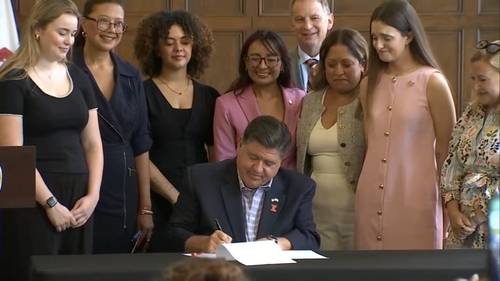 Illinois Gov. JB Pritzker signs new laws aiming to shield providers of abortion meds, ban ticketing in schools