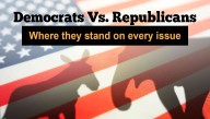 Democrats Vs. Republicans: Where They Stand On Every Issue