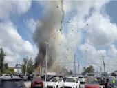 Hombre choca contra veterinaria y provoca poderosa explosión