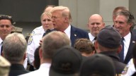Trump visited law enforcement at a US Park Police facility in Washington, DC