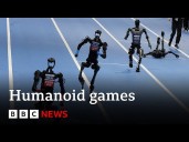 Robot athletes compete at World Humanoid Games