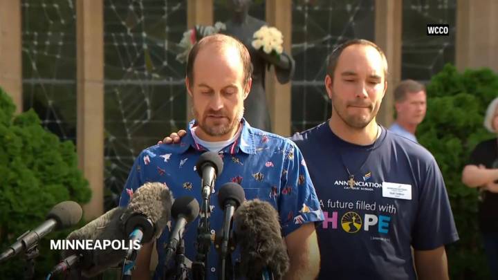 Father of child killed in Minneapolis church shooting shares emotional plea