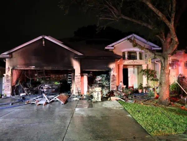 Hillsborough County Firefighter Hospitalized After Valrico House Fire