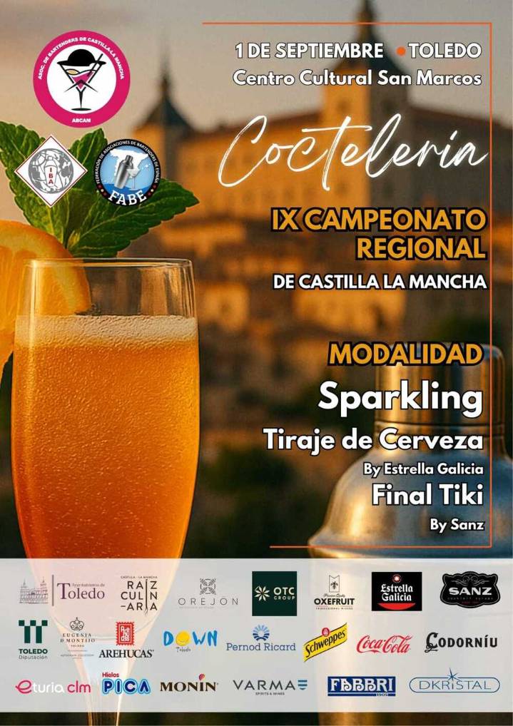 Los mejores bartenders de CLM competirán en Toledo