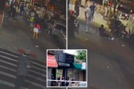 Chilling video shows moments during NYC mass shooting at hookah lounge -