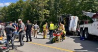 At least 5 dead after bus rollover crash on NY Thruway, troopers say