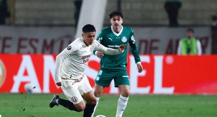 Universitario cae goleado 4-0 ante Palmeiras y complica sus chances de seguir en Copa Libertadores
