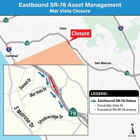 Get ready: SR-78 evening full-closures Aug. 11 to 14