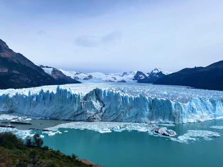 Un retroceso castastrófico del glaciar Perito Moreno está cada vez más cerca