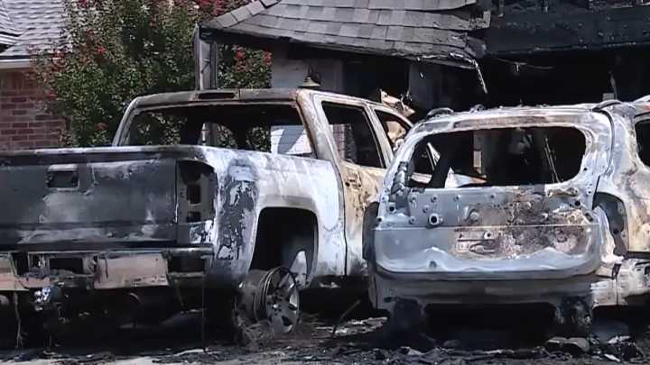 Man arrested for burglarizing Okla. deputy's home returns next day to set it ablaze