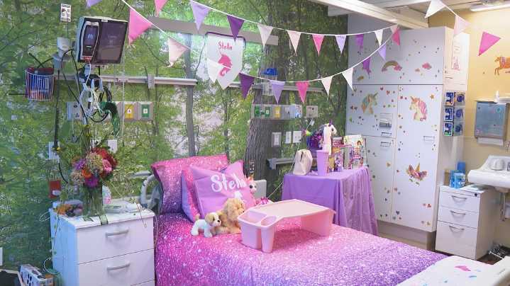 100th room surprise brings color & joy to young patient at Mary Free Bed