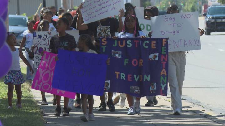 Walk for Justice honors Trevon Burr, raises awareness about fentanyl dangers
