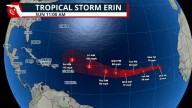 Erin forms in the far eastern Atlantic, likely to be the first hurricane of the season